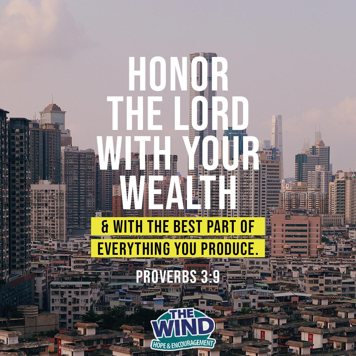 Proverbs 3:9