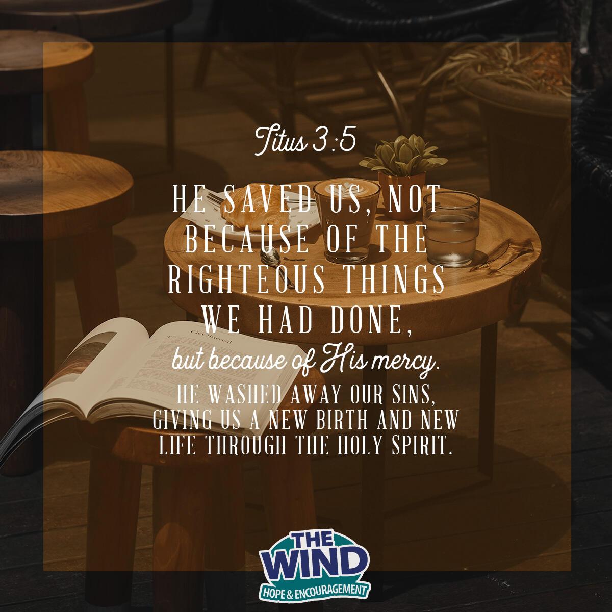 Titus 3:5