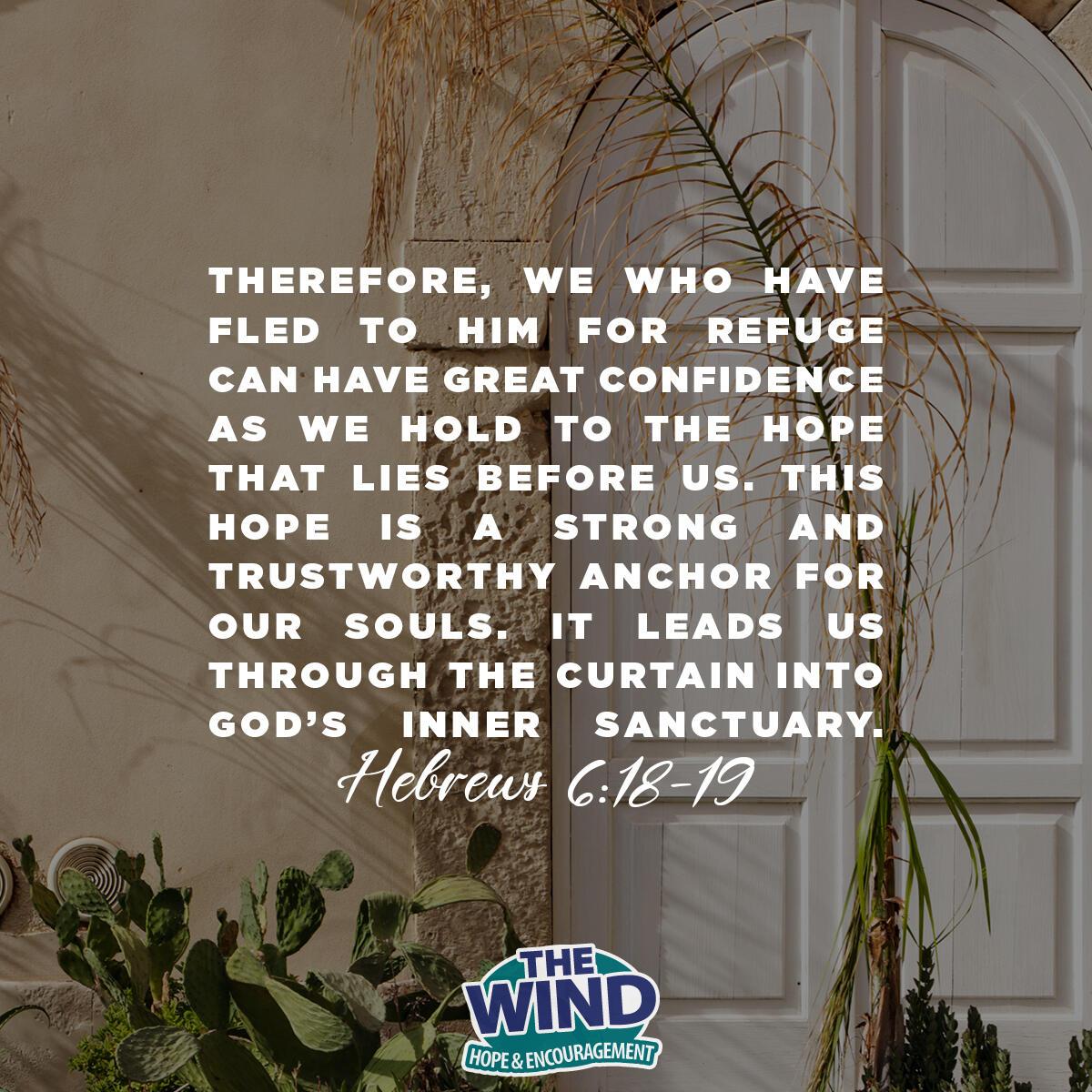 Hebrews 6:18-19