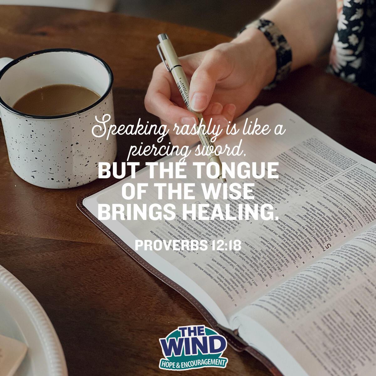 Proverbs 12:18