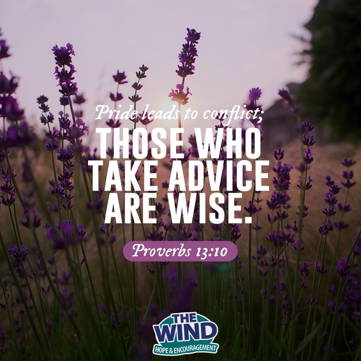 Proverbs 13:10