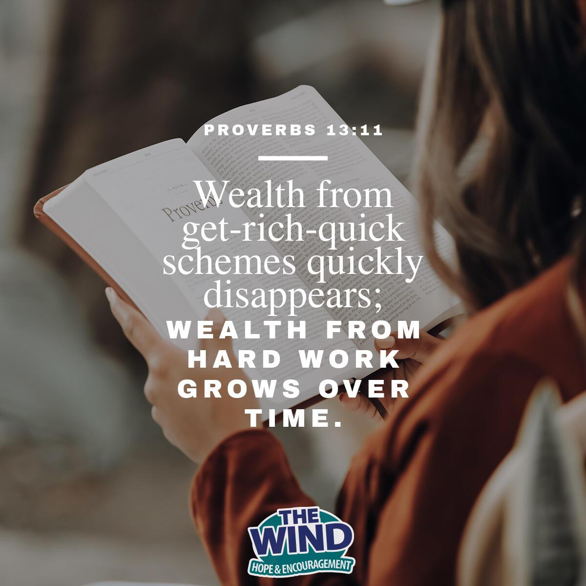 Proverbs 13:11