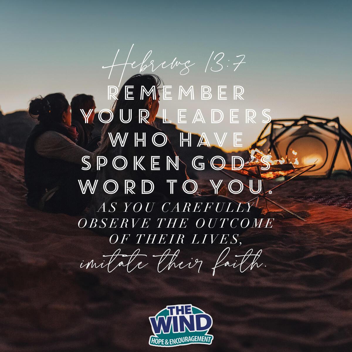 Hebrews 13:7