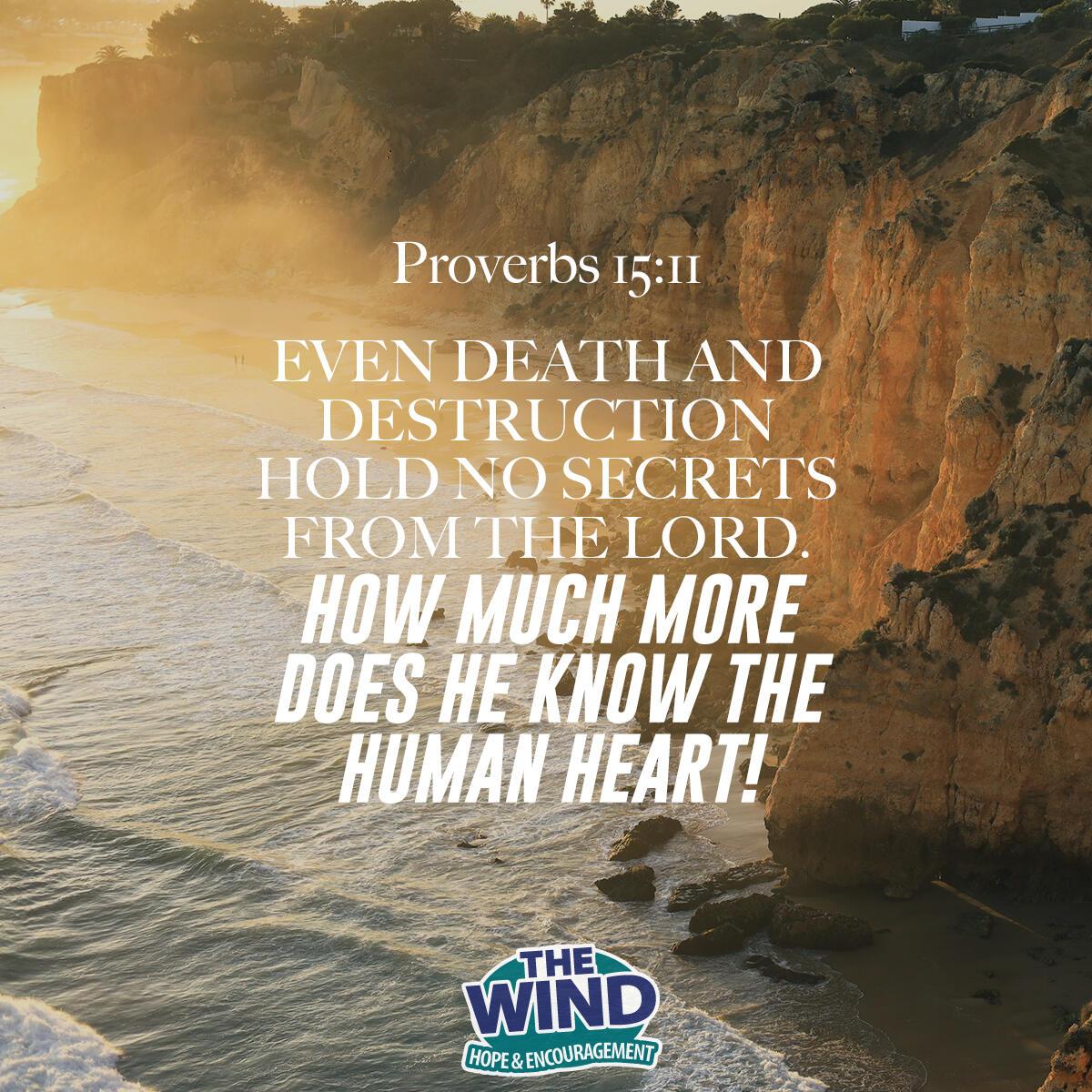 Proverbs 15:11