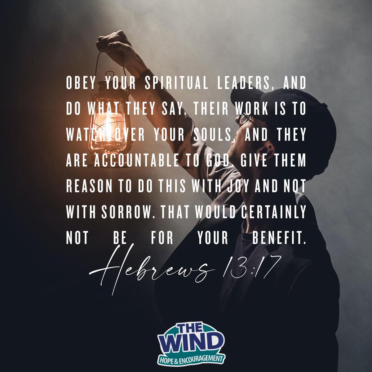 Hebrews 13:17