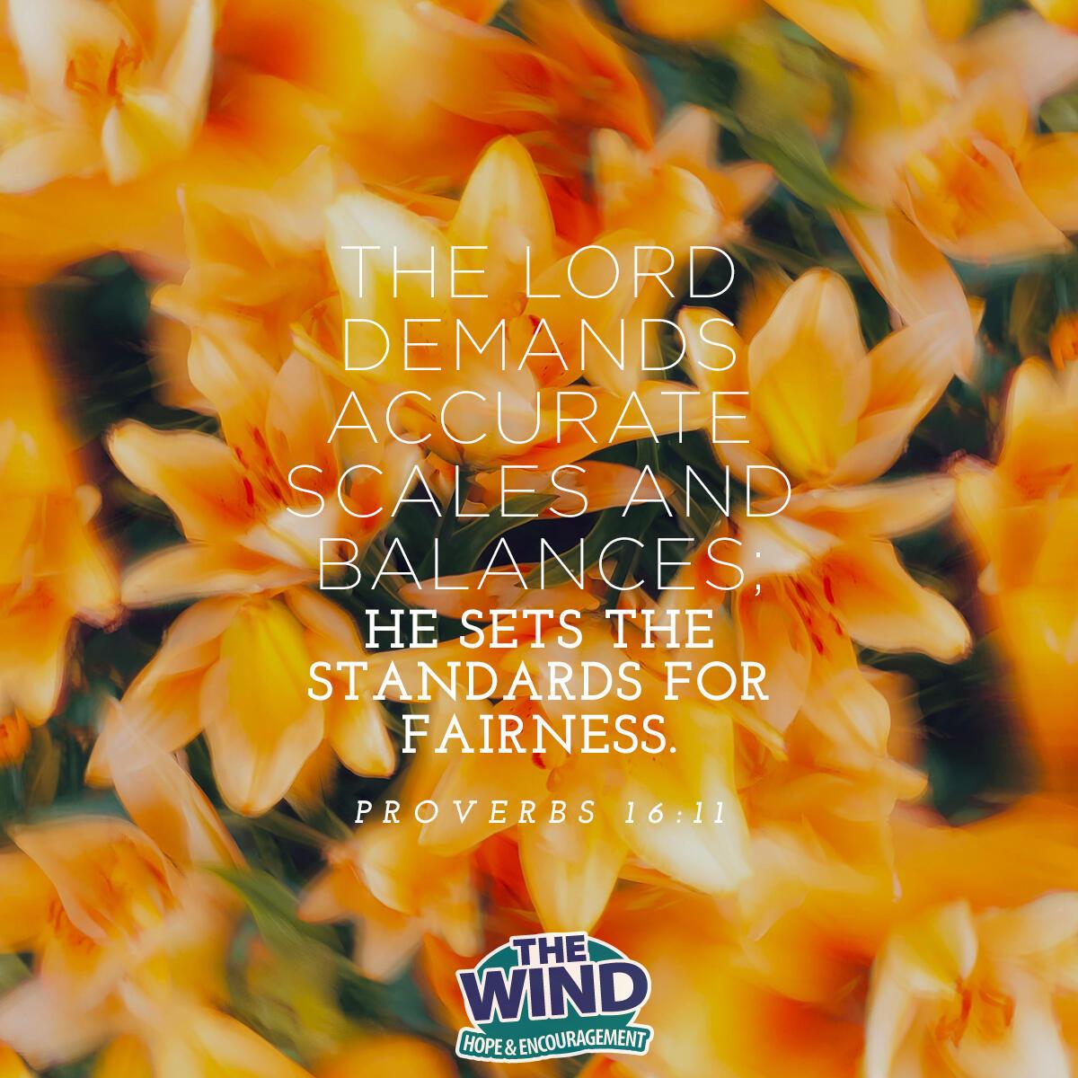 Proverbs 16:11