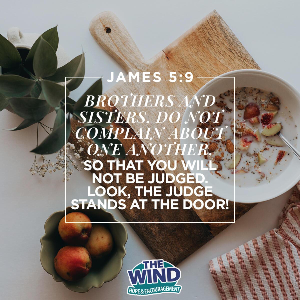 James 5:9