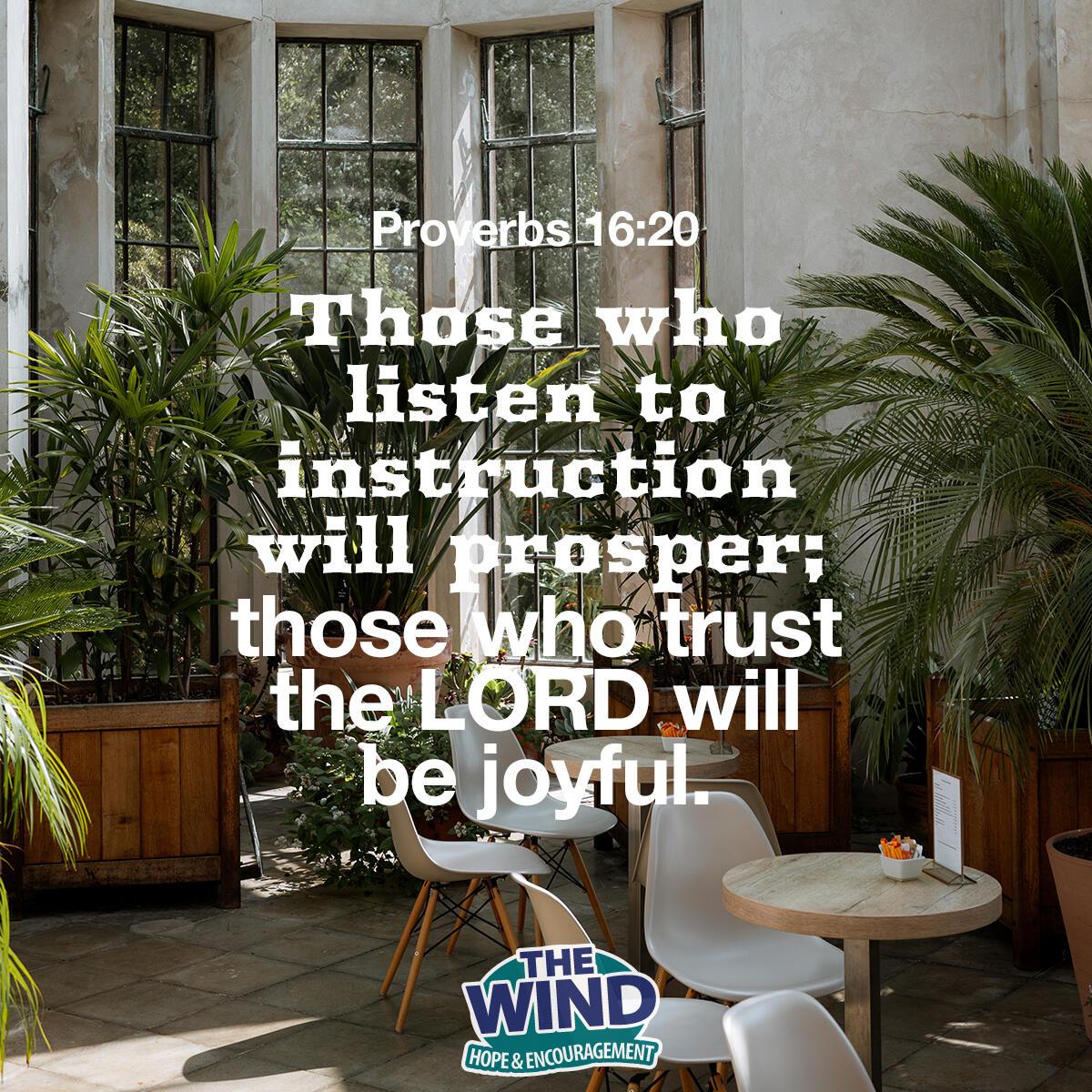 Proverbs 16:20