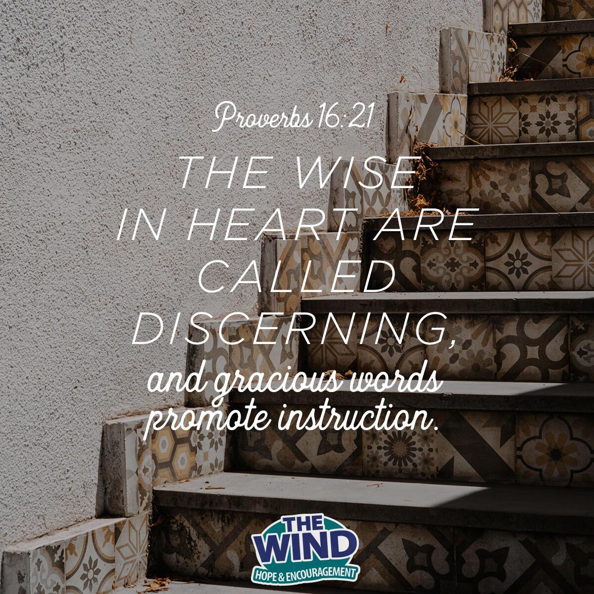 Proverbs 16:21