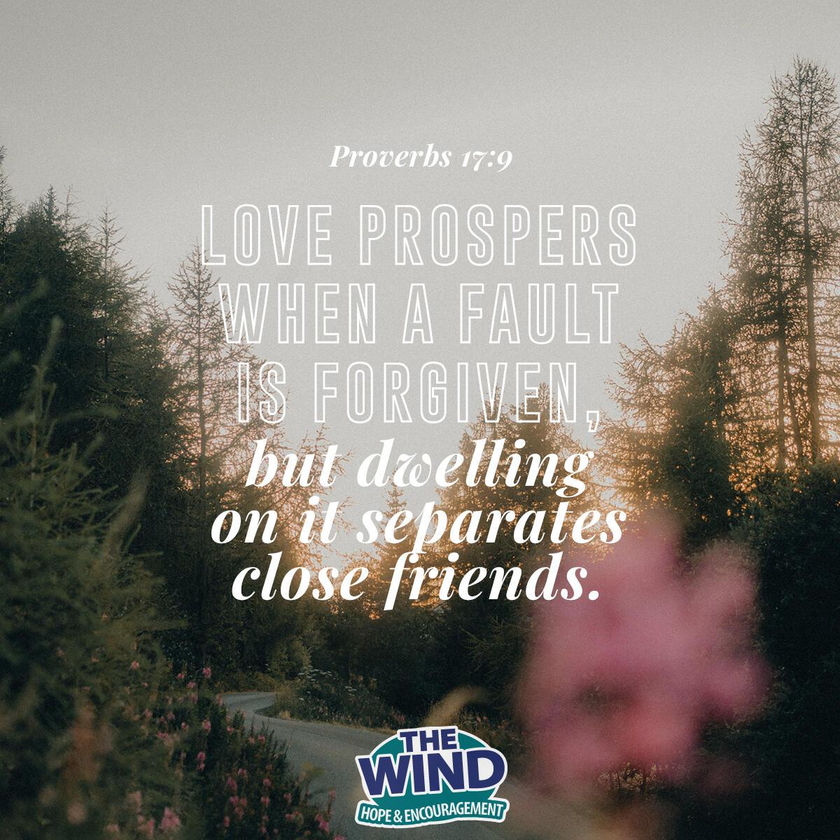 Proverbs 17:9