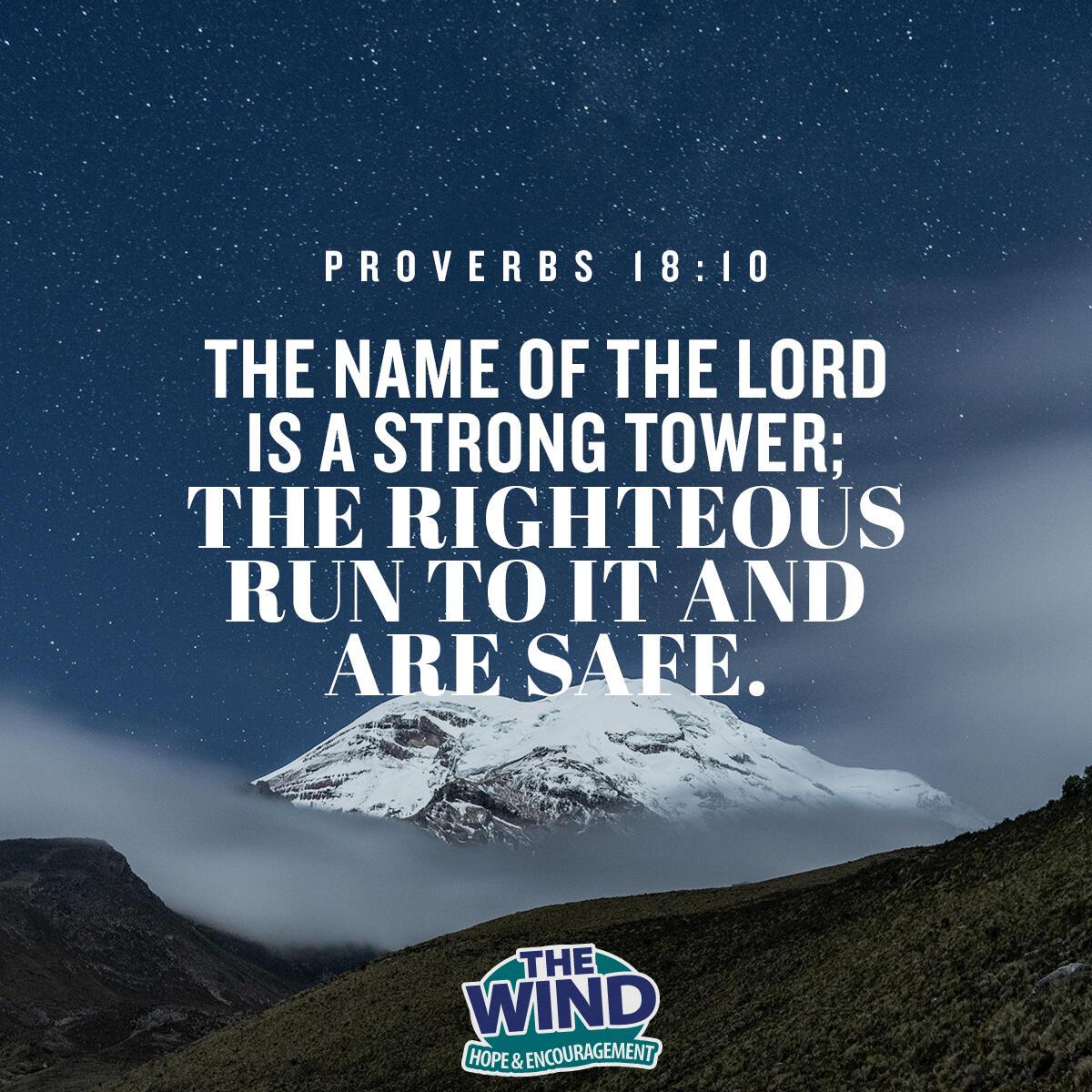 Proverbs 18:10