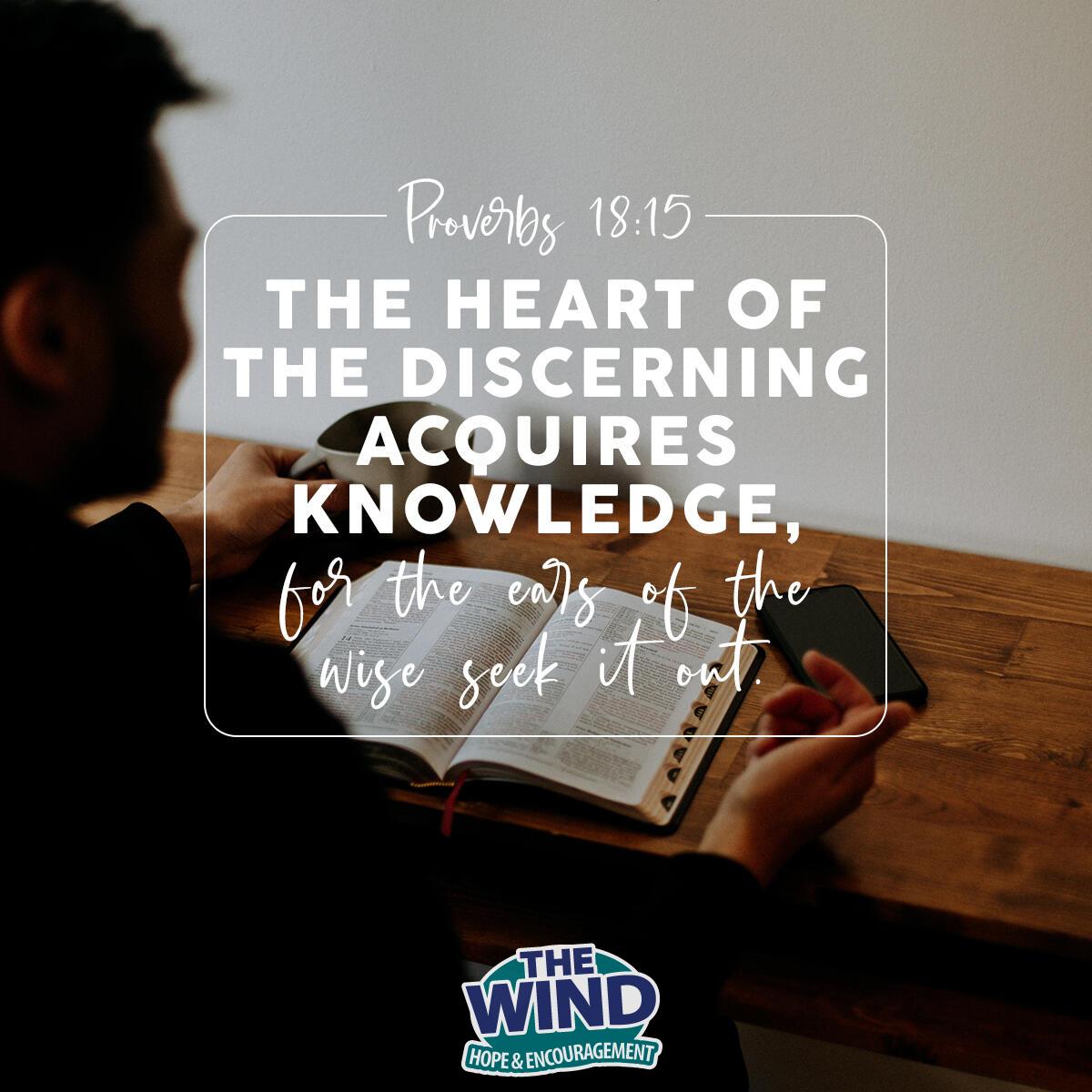 Proverbs 18:15