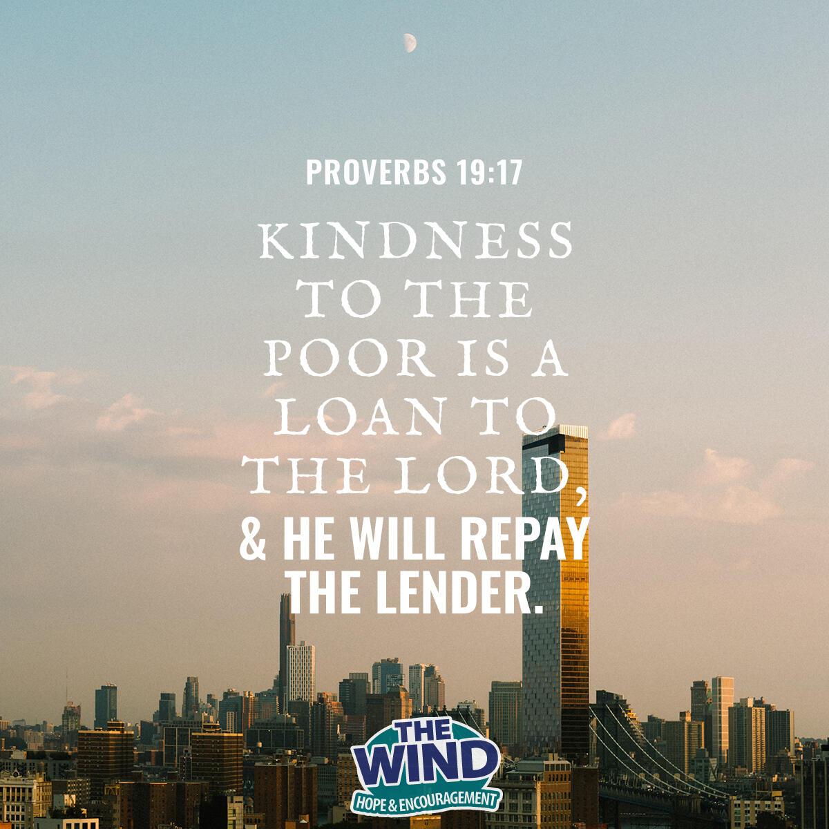Proverbs 19:17