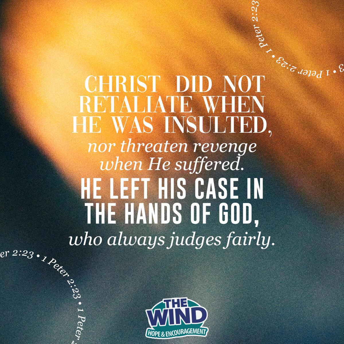 1 Peter 2:23