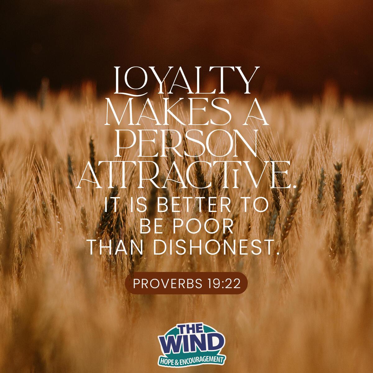 Proverbs 19:22