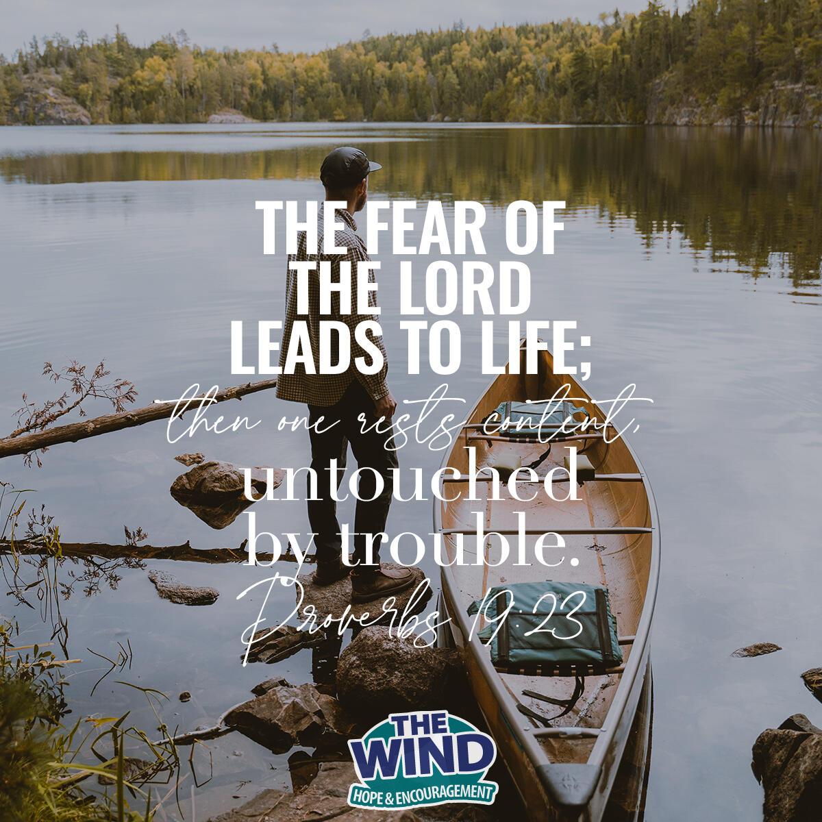 Proverbs 19:23