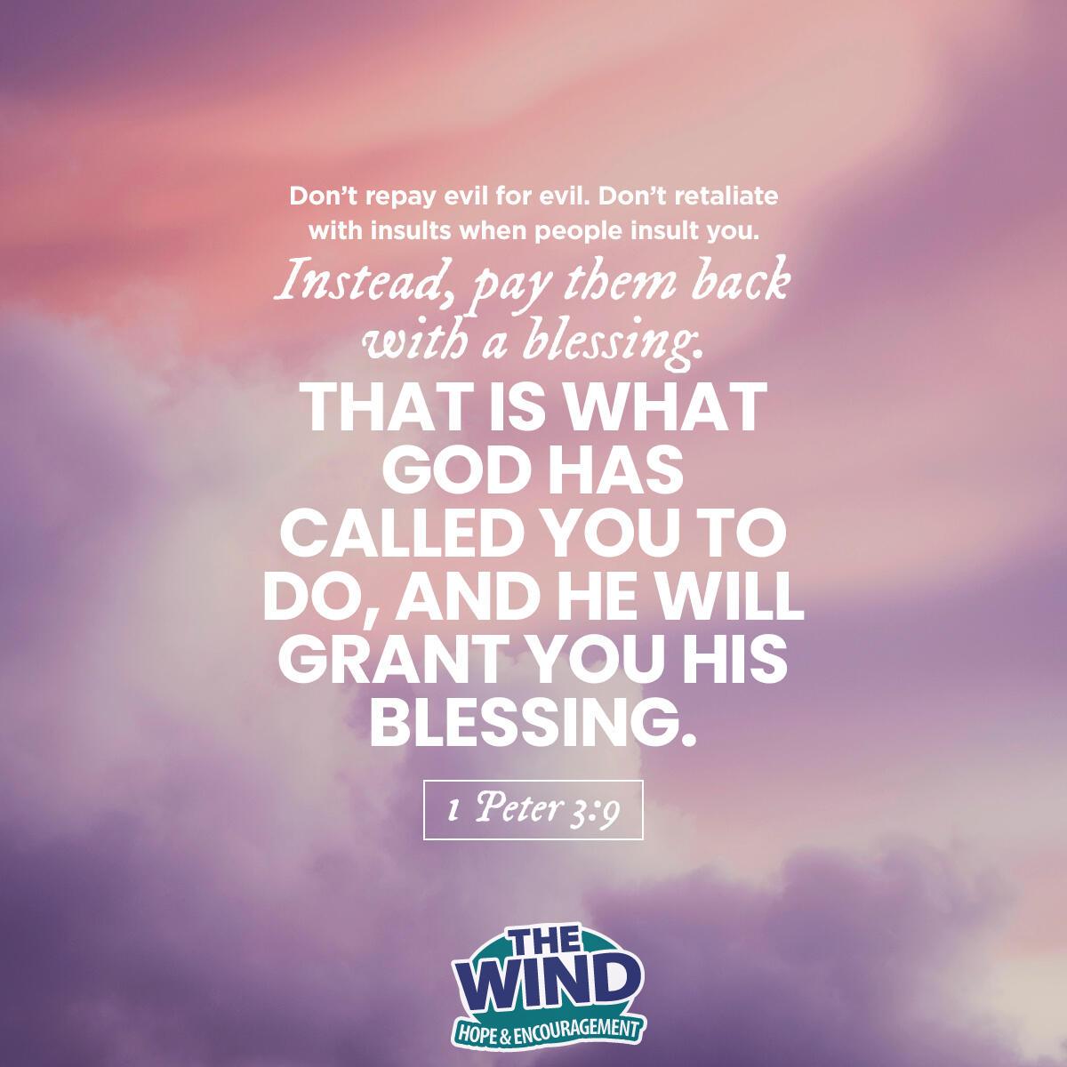 1 Peter 3:9