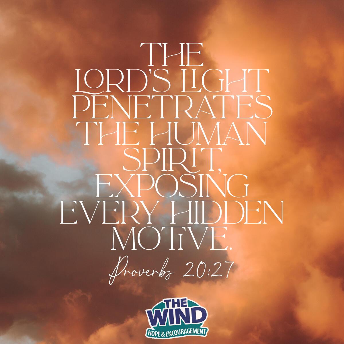 Proverbs 20:27