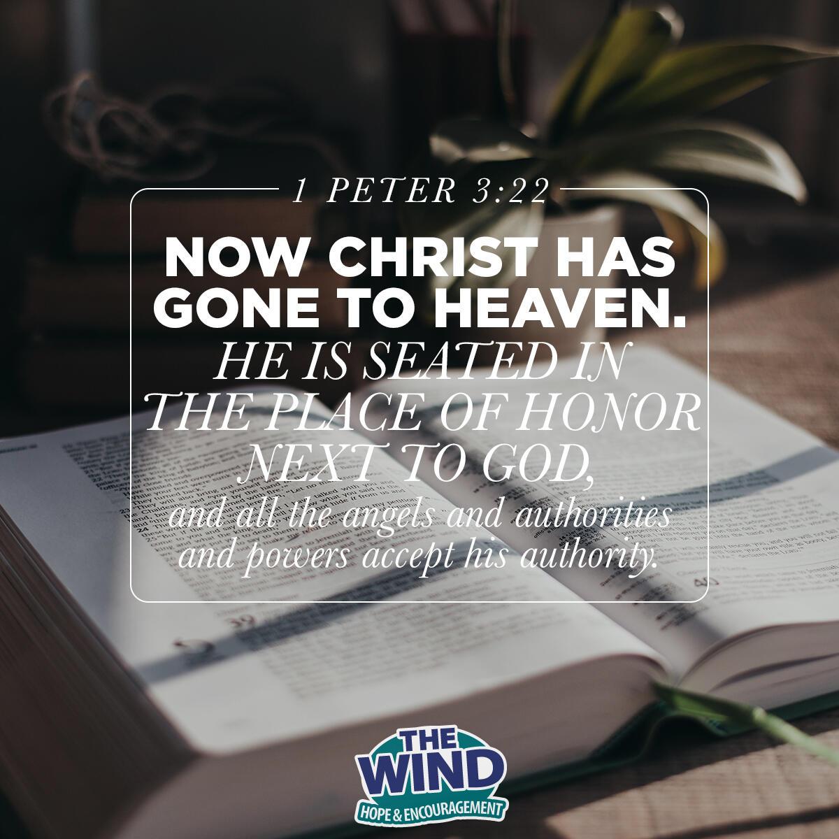 1 Peter 3:22