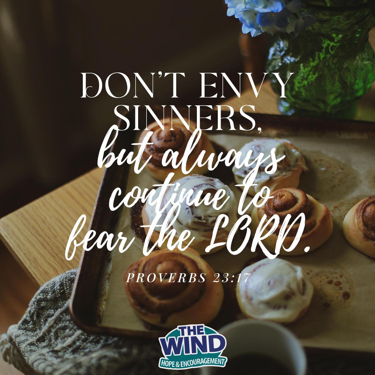 Proverbs 23:17