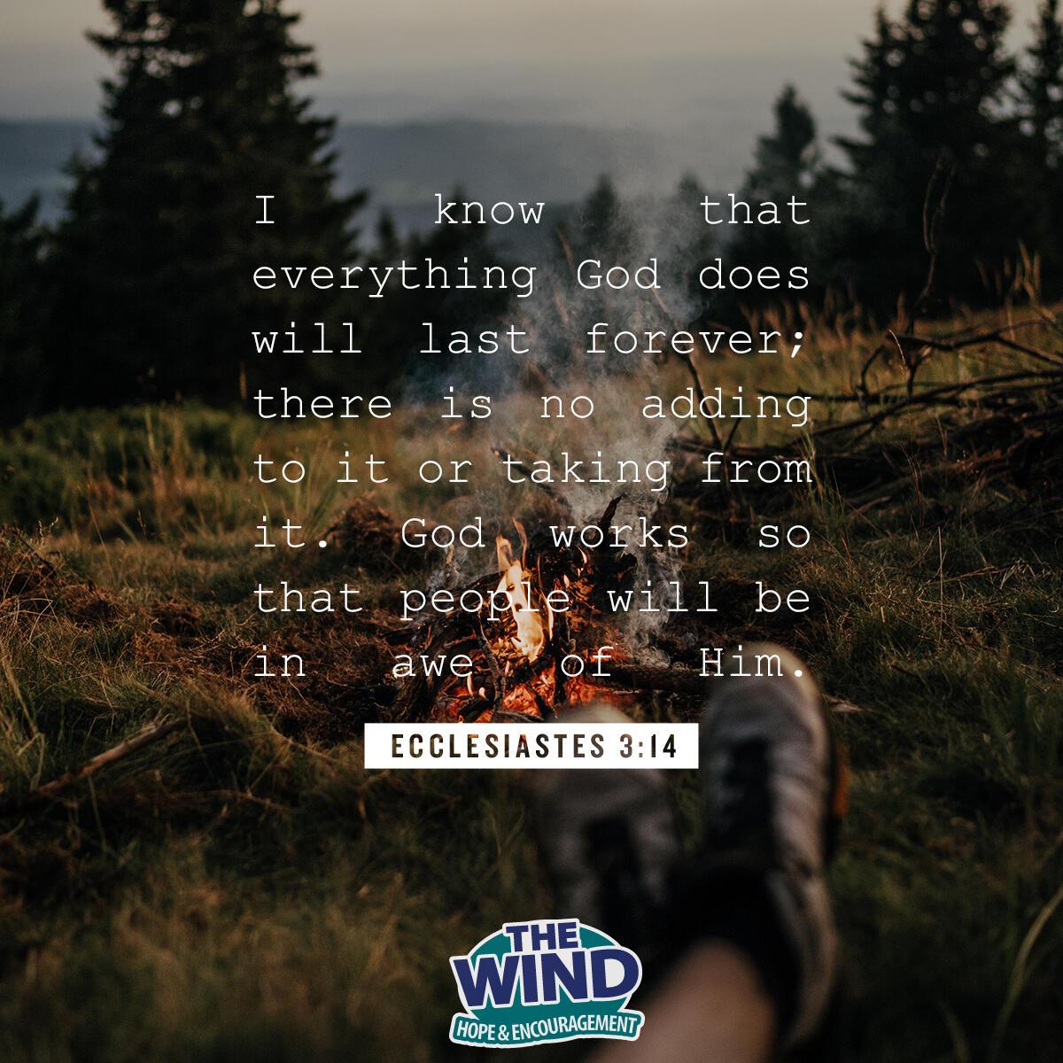 Ecclesiastes 3:14
