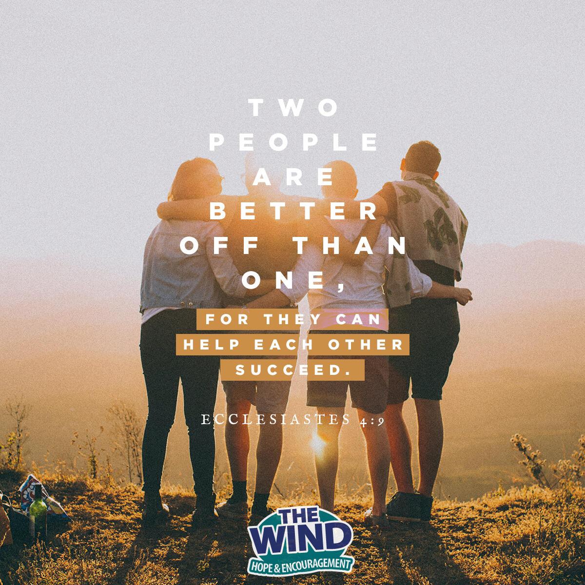 Ecclesiastes 4:9