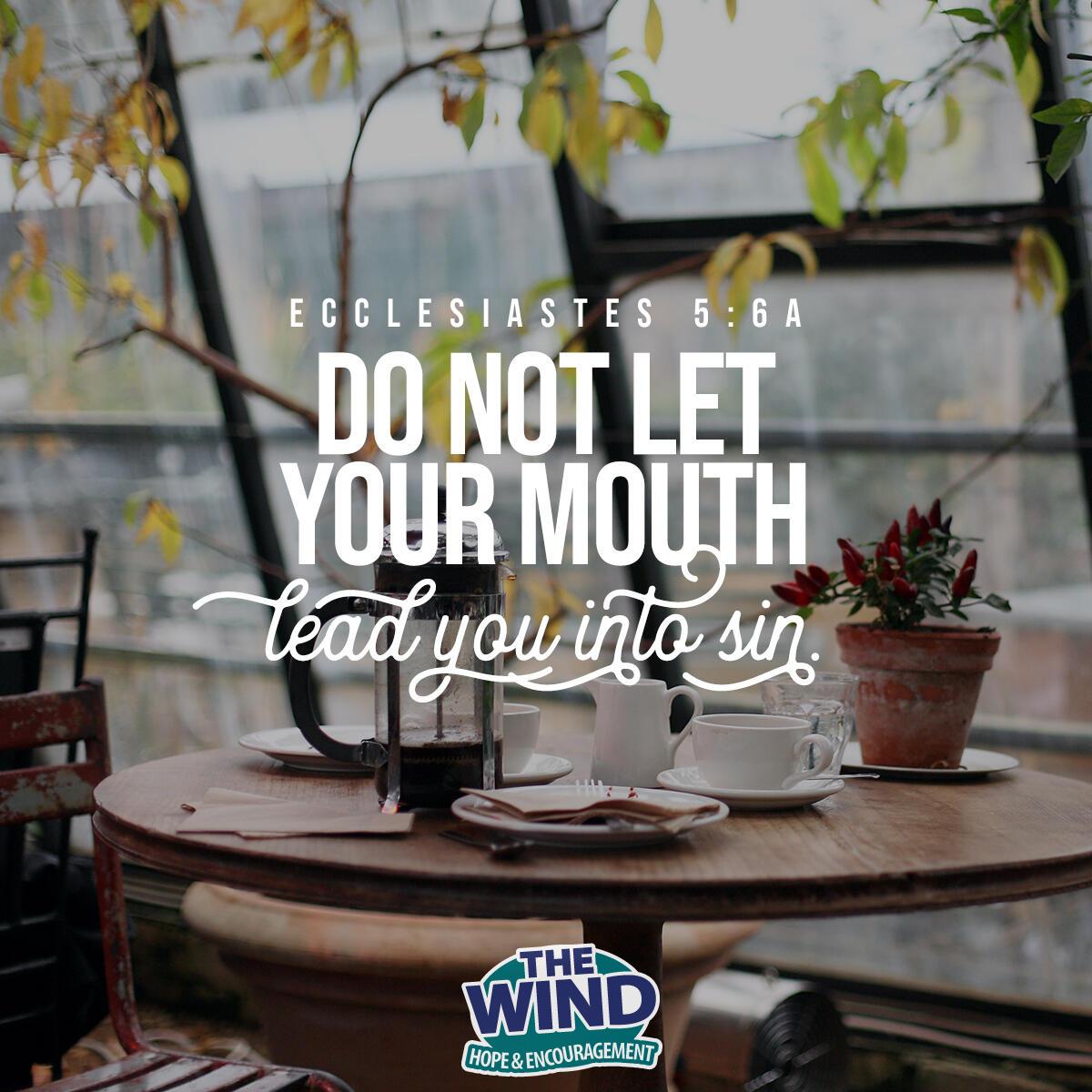 Ecclesiastes 5:6a