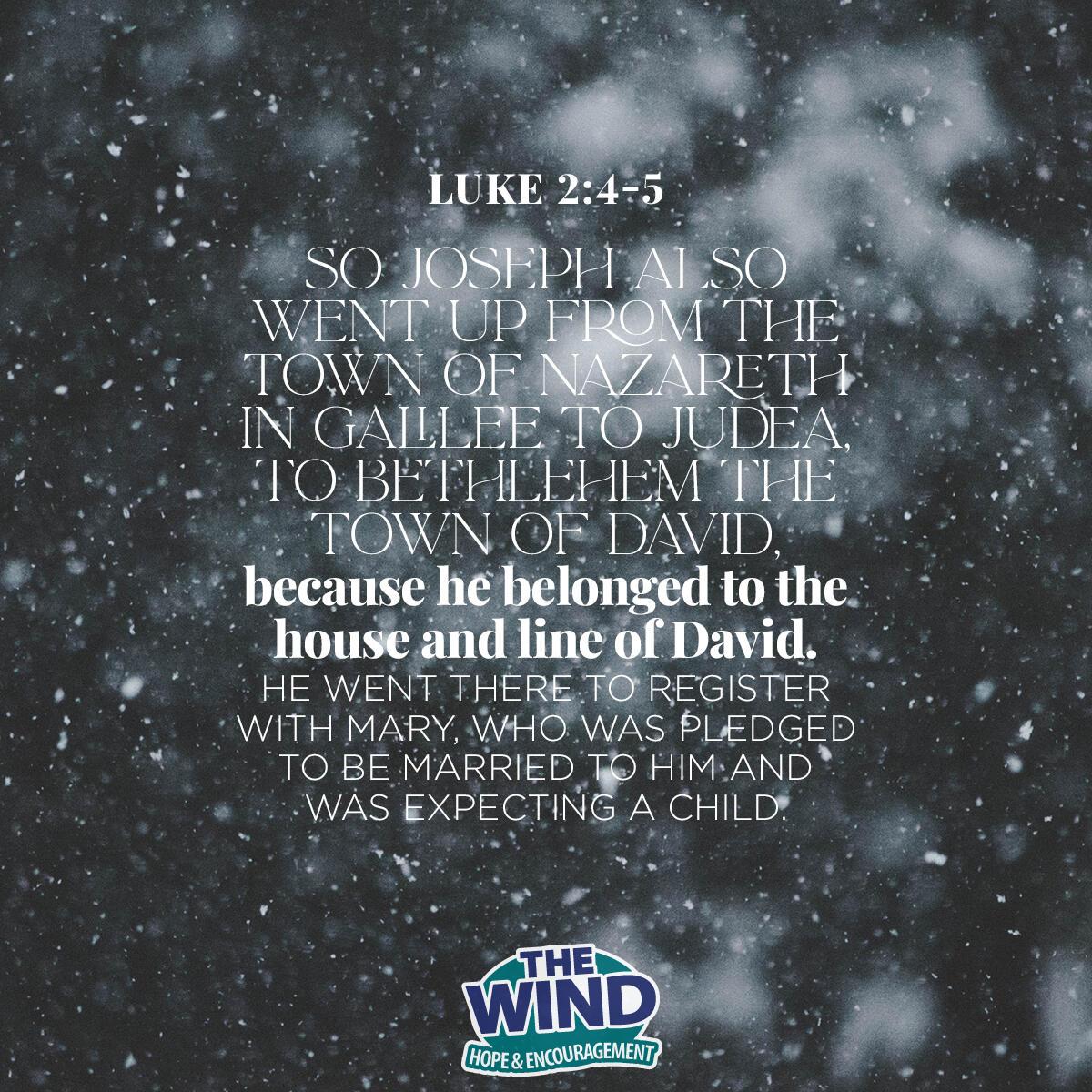 Luke 2:4-5