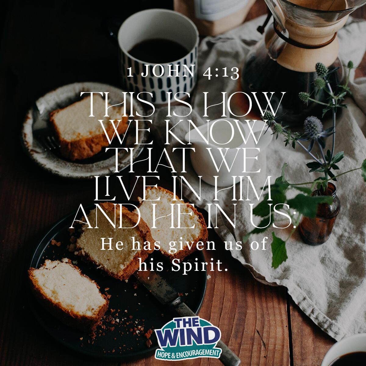 1 John 4:13