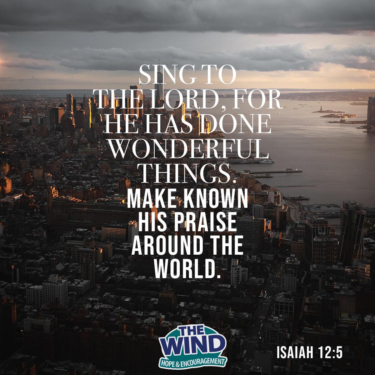 Isaiah 12:5