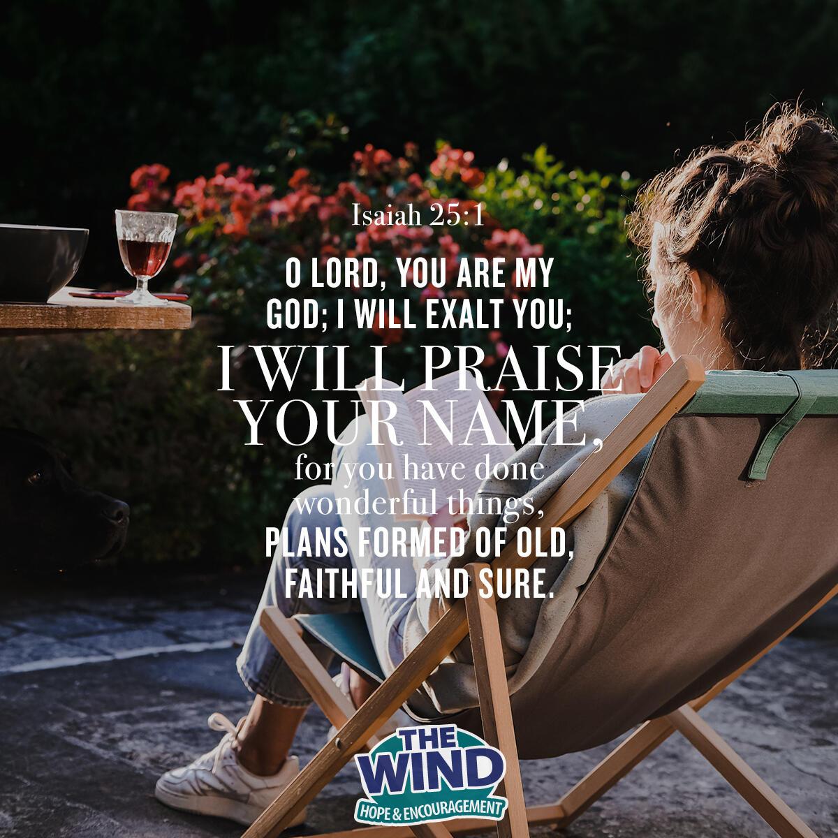 Isaiah 25:1