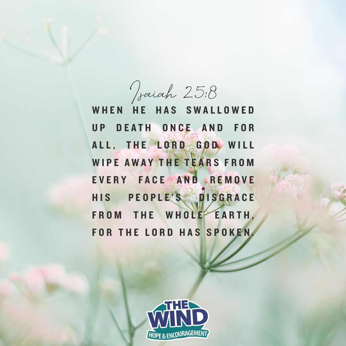Isaiah 25:8