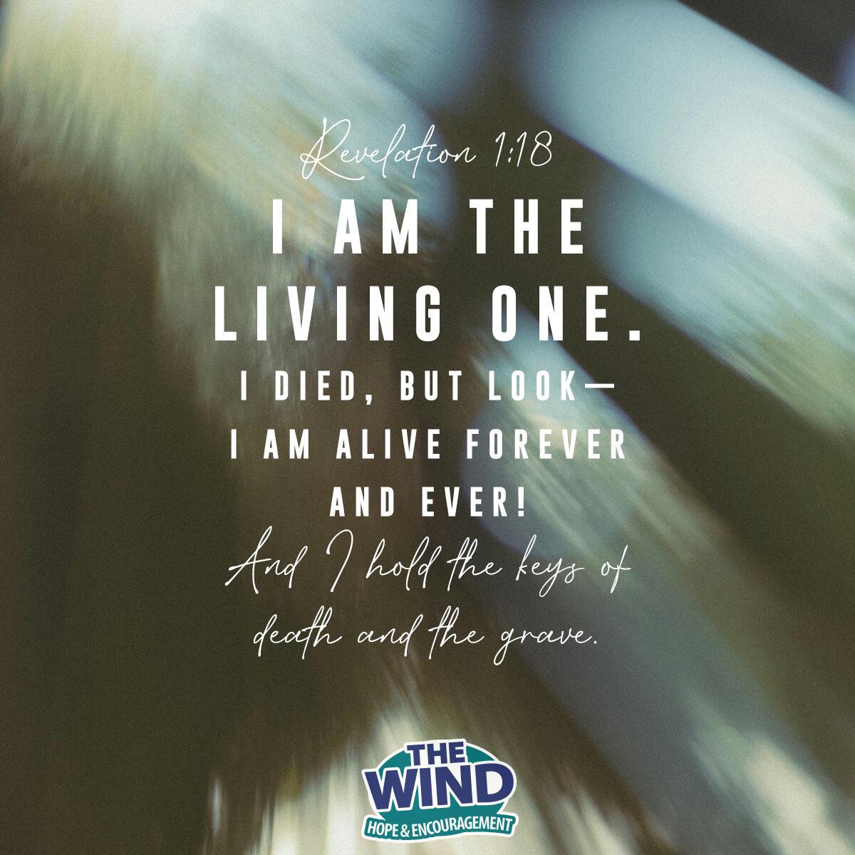 Revelation 1:18 - Verse of the Day
