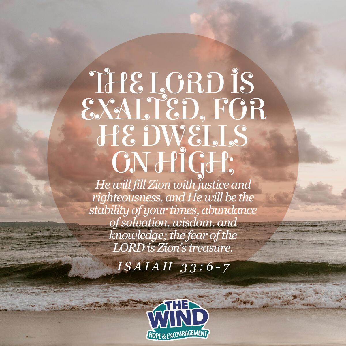 Isaiah 33:6-7