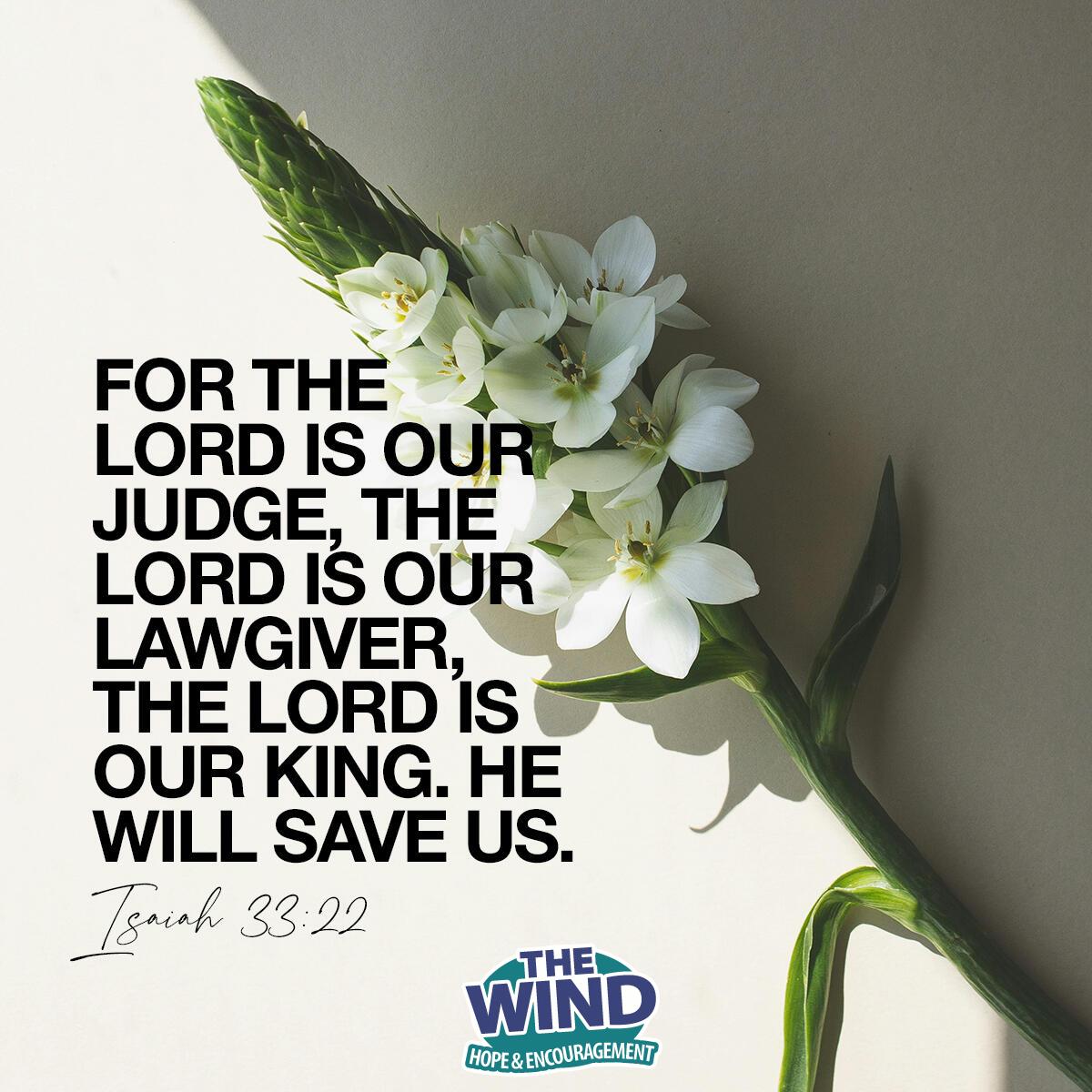 Isaiah 33:22