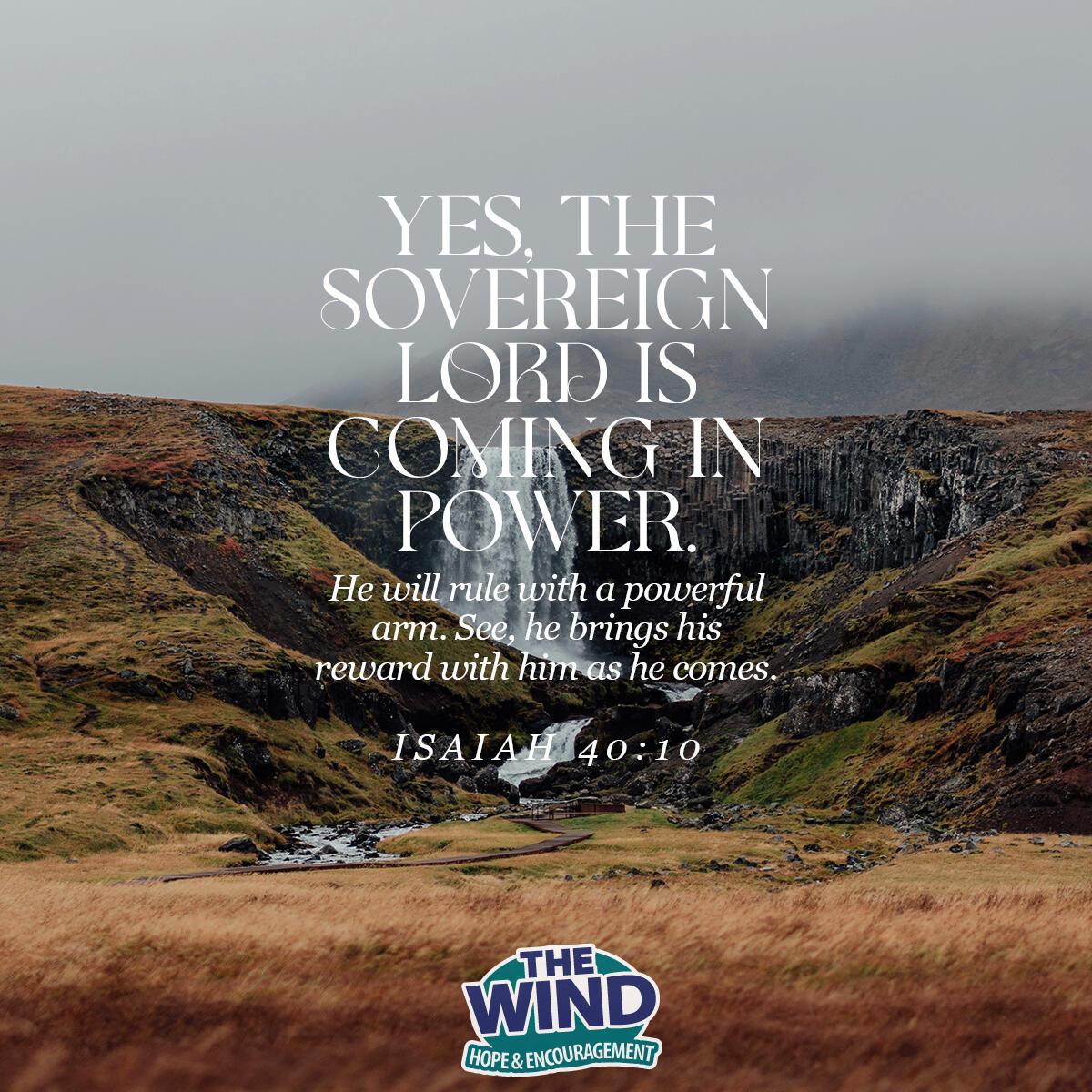 Isaiah 40:10