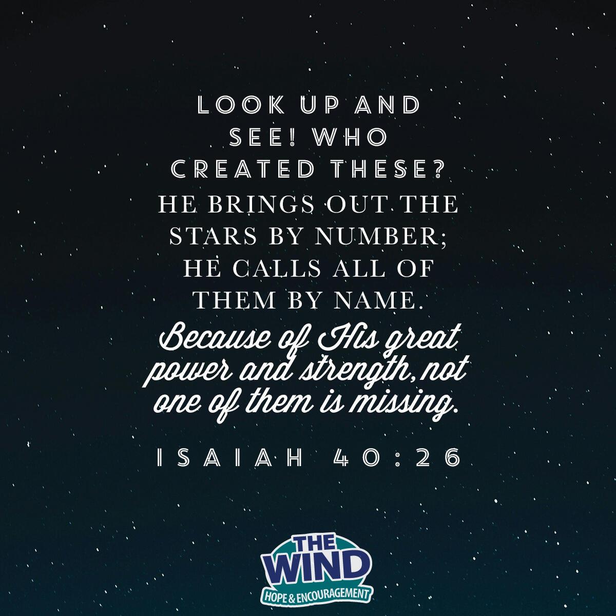 Isaiah 40:26