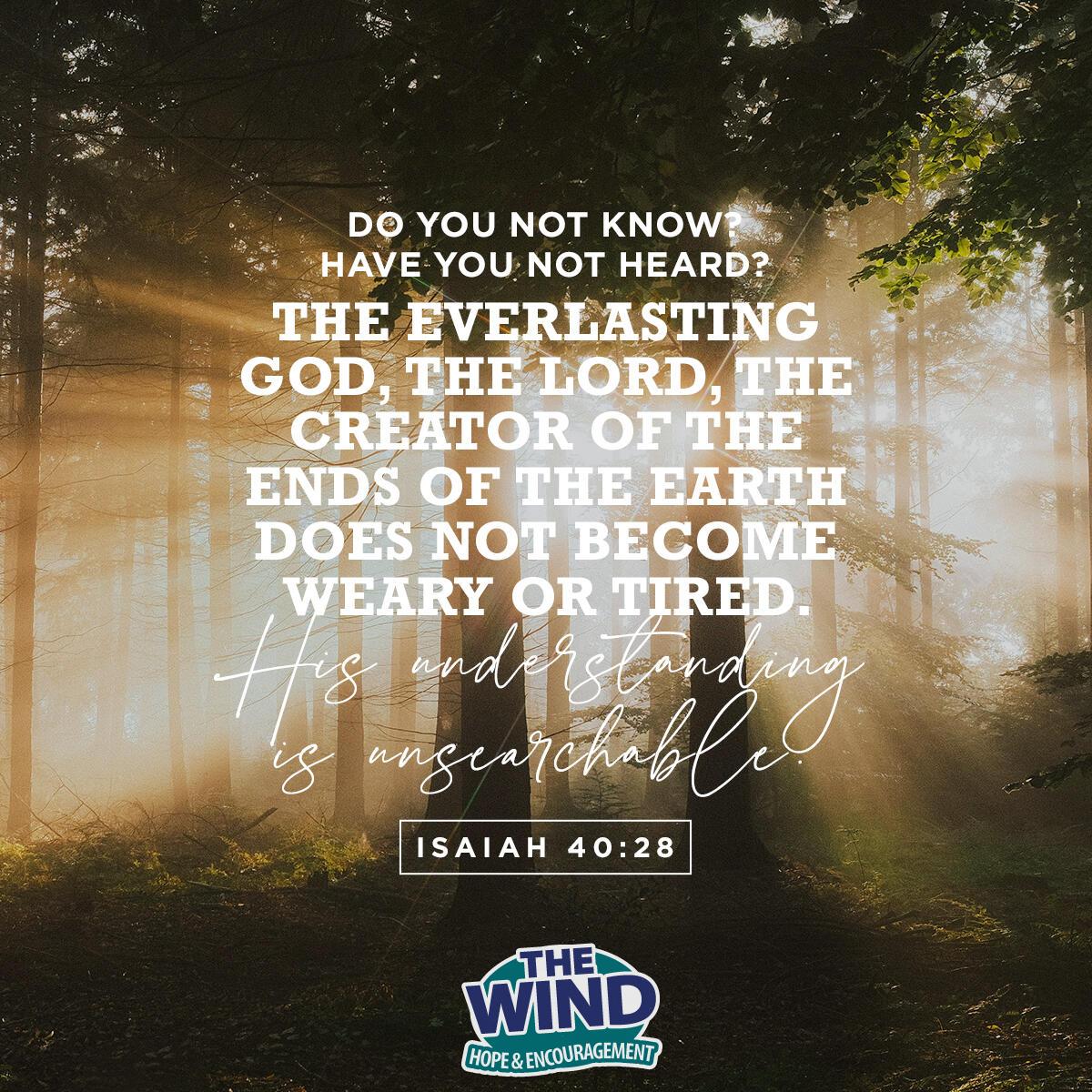 Isaiah 40:28