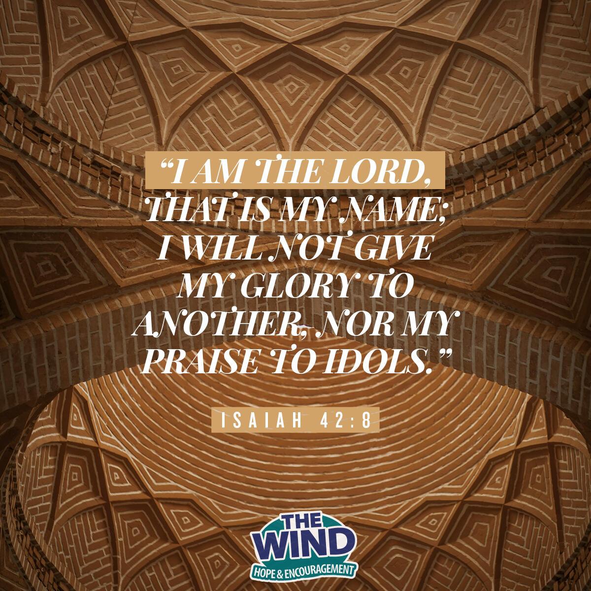 Isaiah 42:8