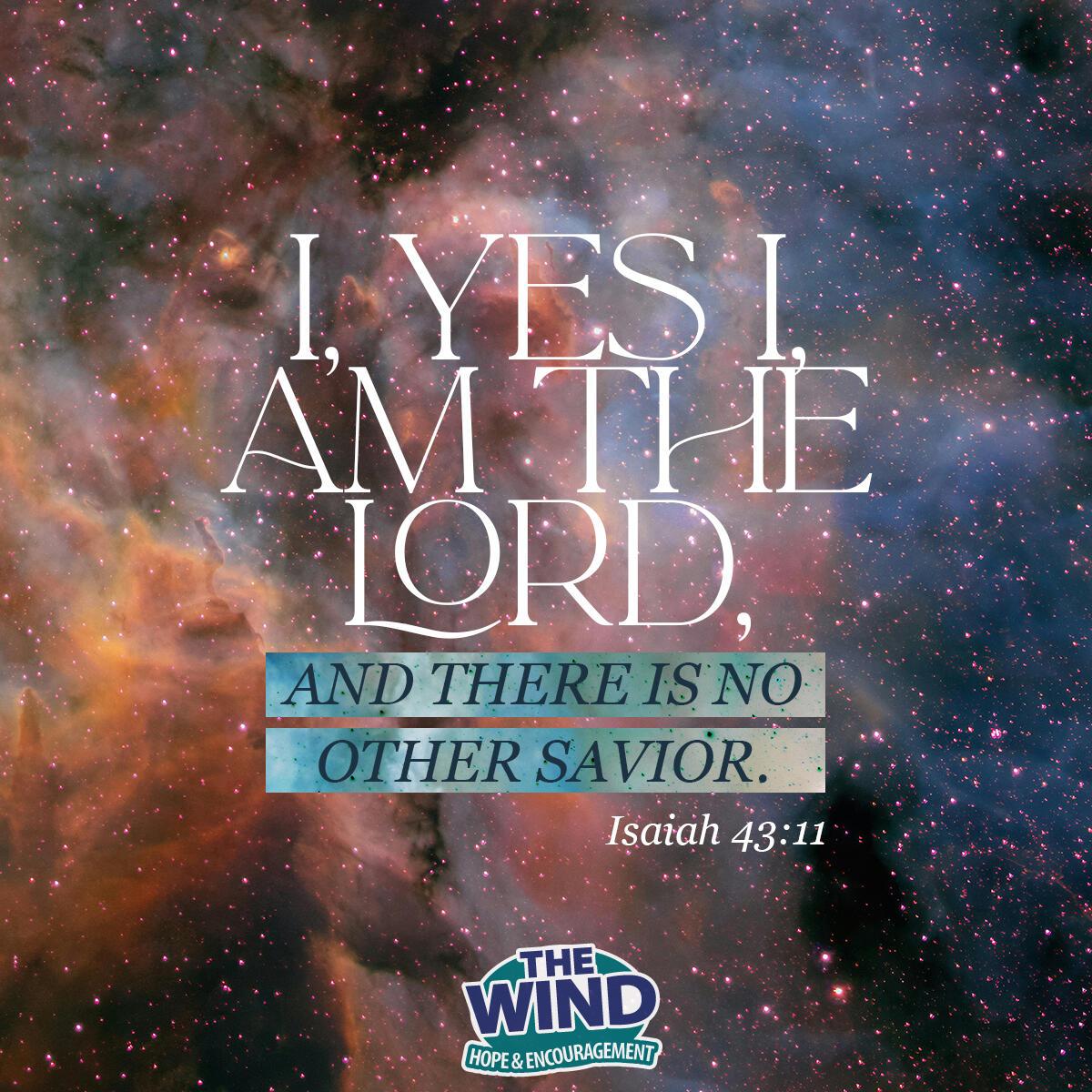 Isaiah 43:11