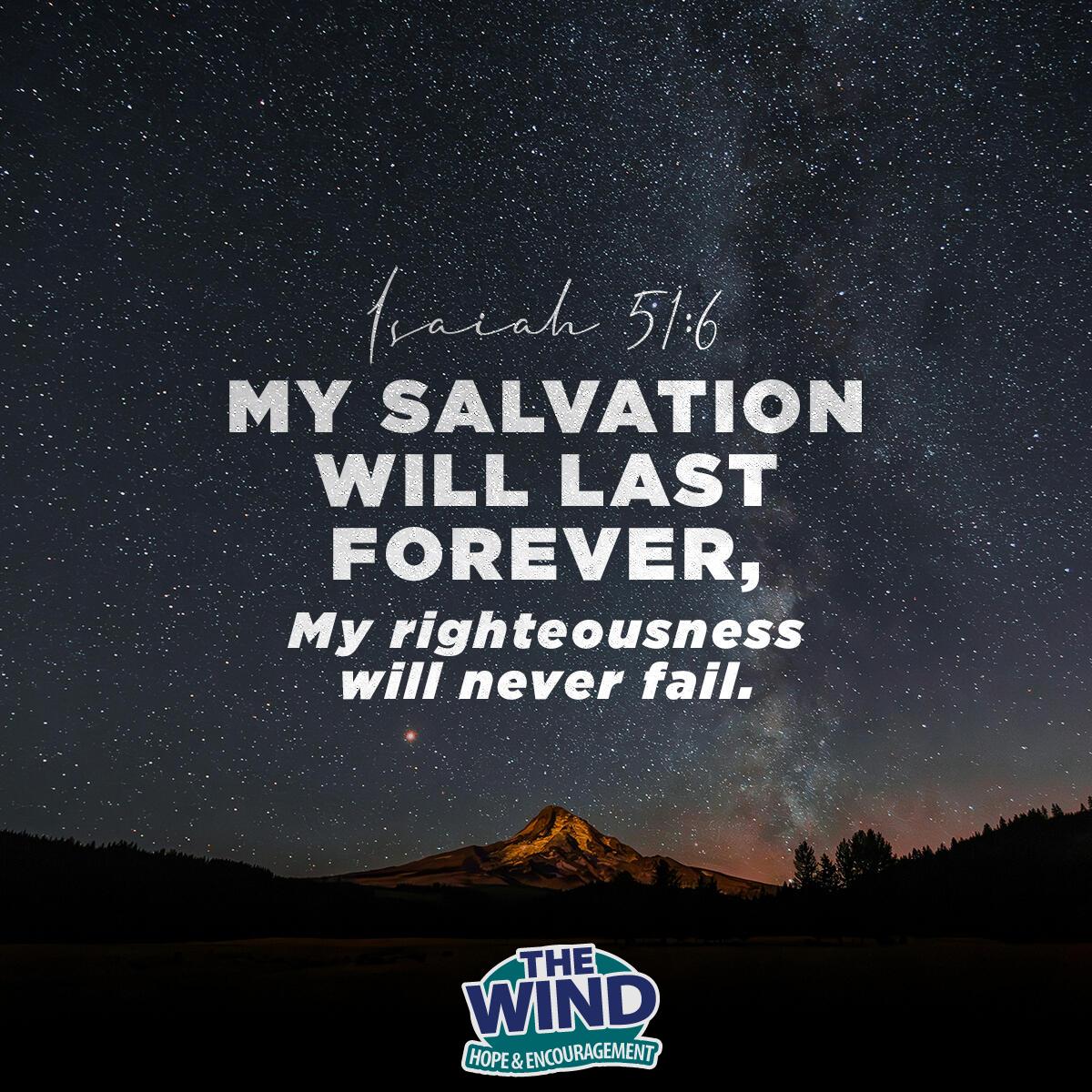 Isaiah 51:6 - Verse of the Day