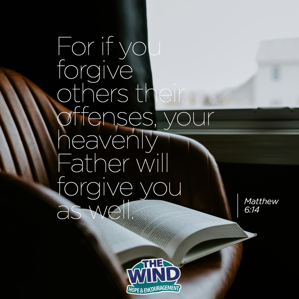 Matthew 6:14 - Verse of the Day