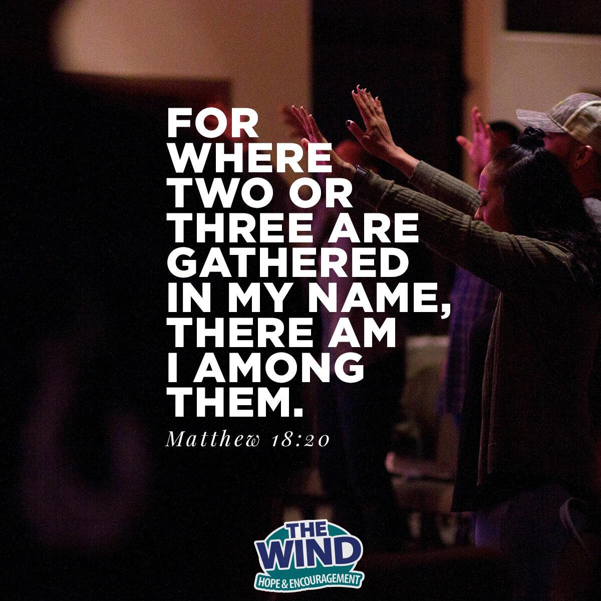 Matthew 18:20