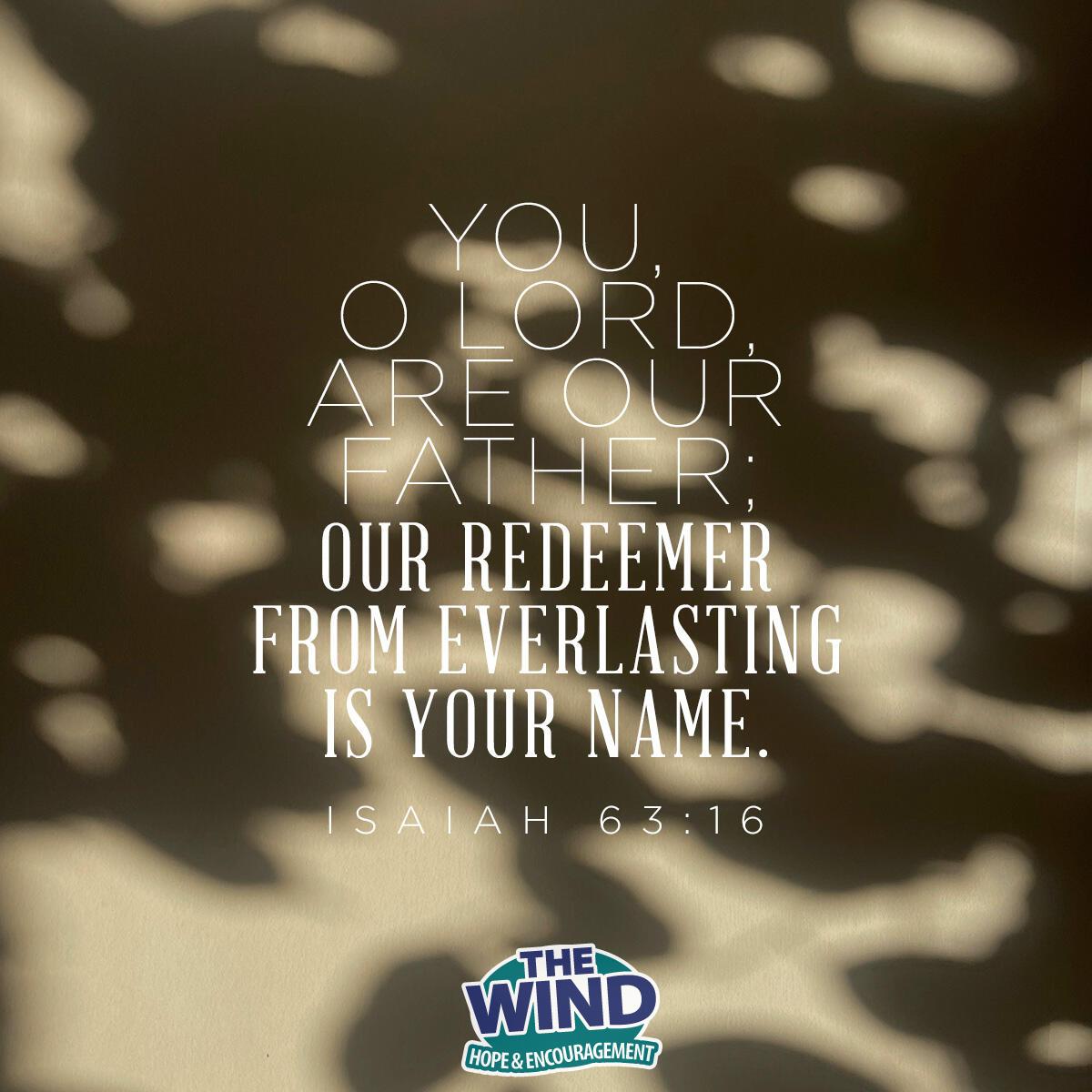 Isaiah 63:16