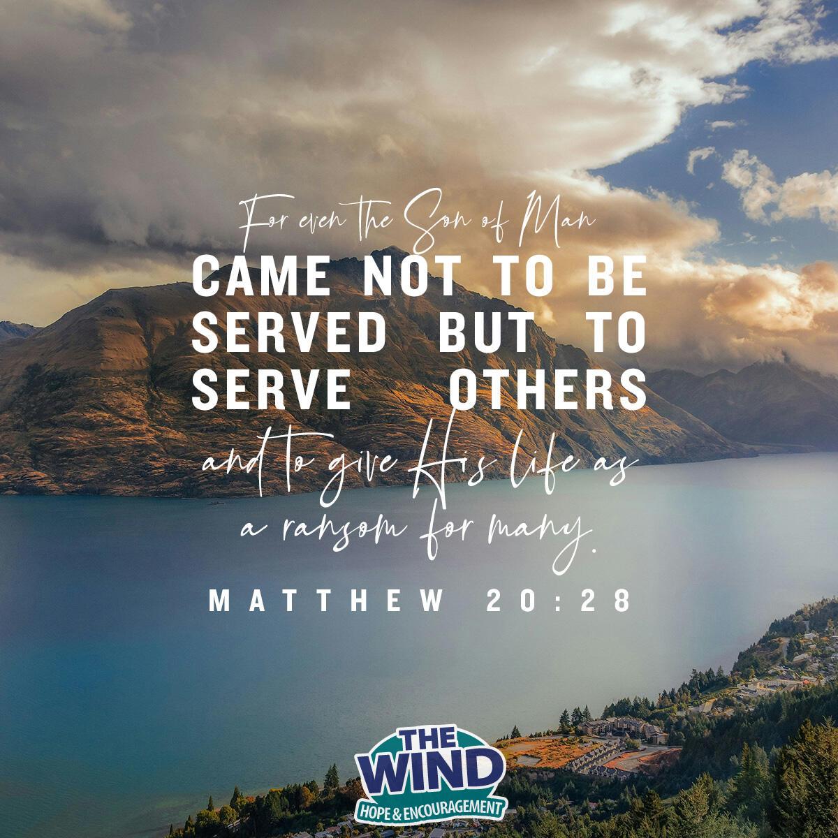 Matthew 20:28