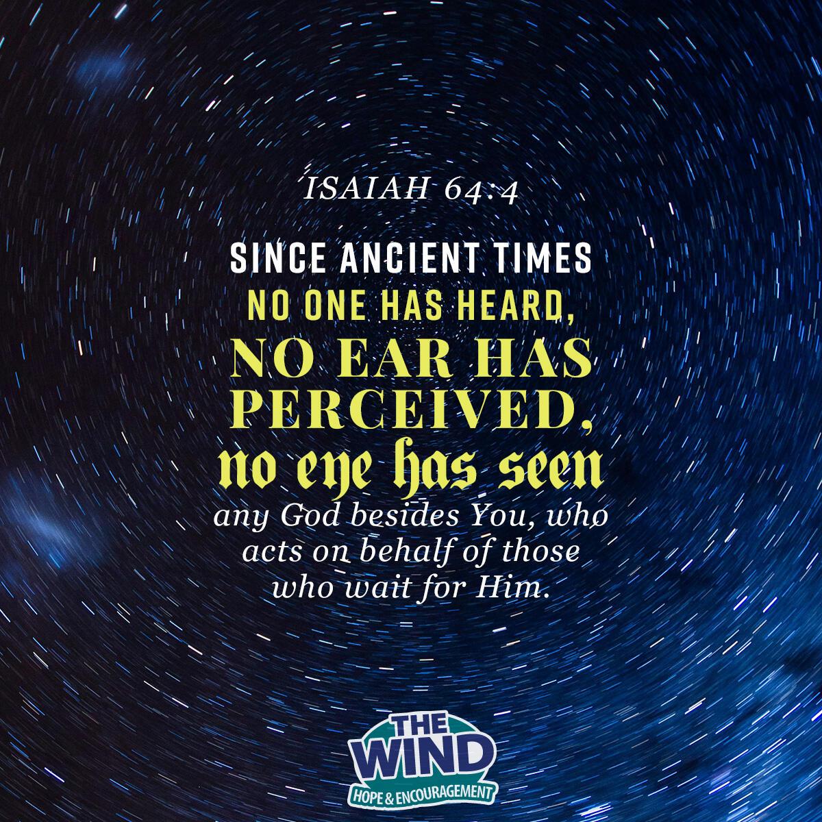 Isaiah 64:4