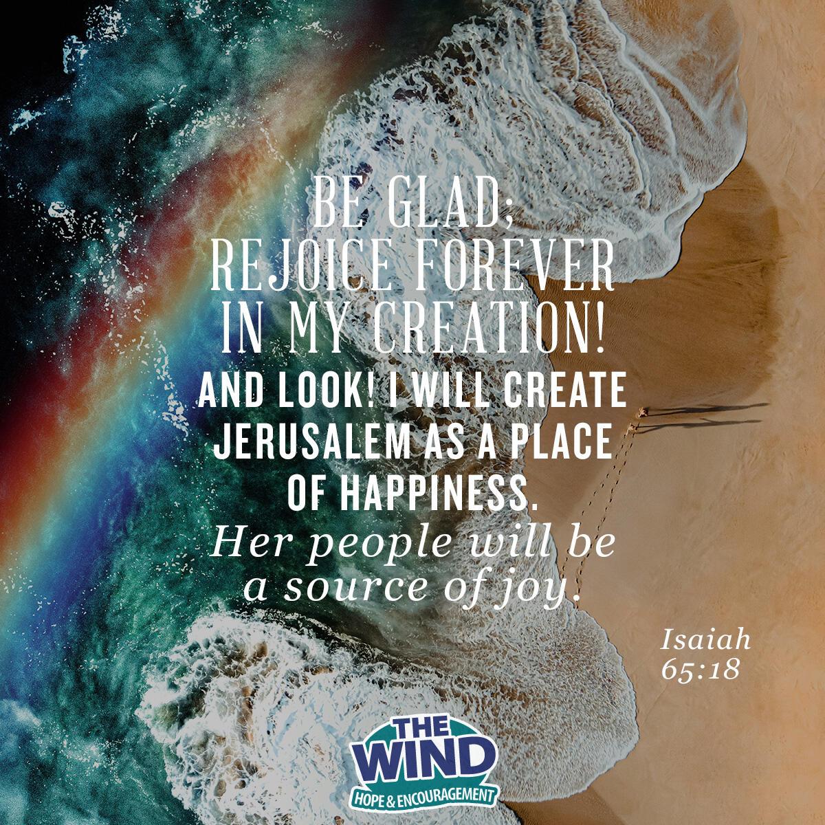 Isaiah 65:18