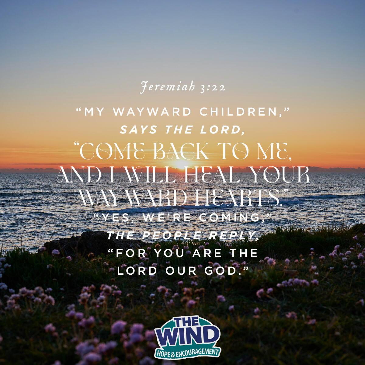 Jeremiah 3:22