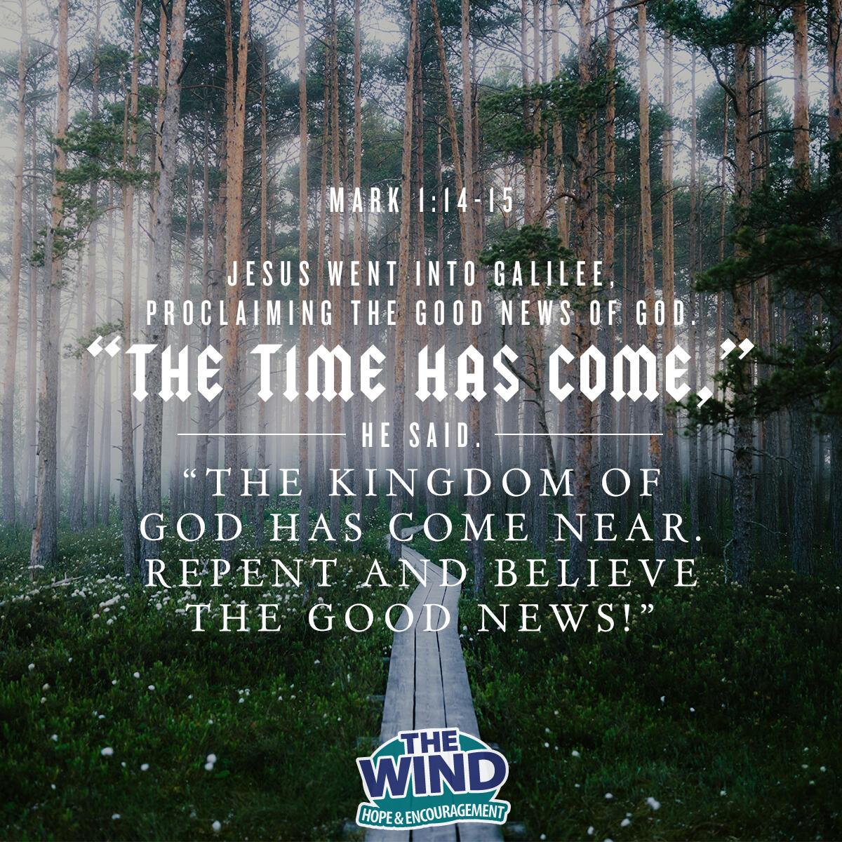 Mark 1:14-15