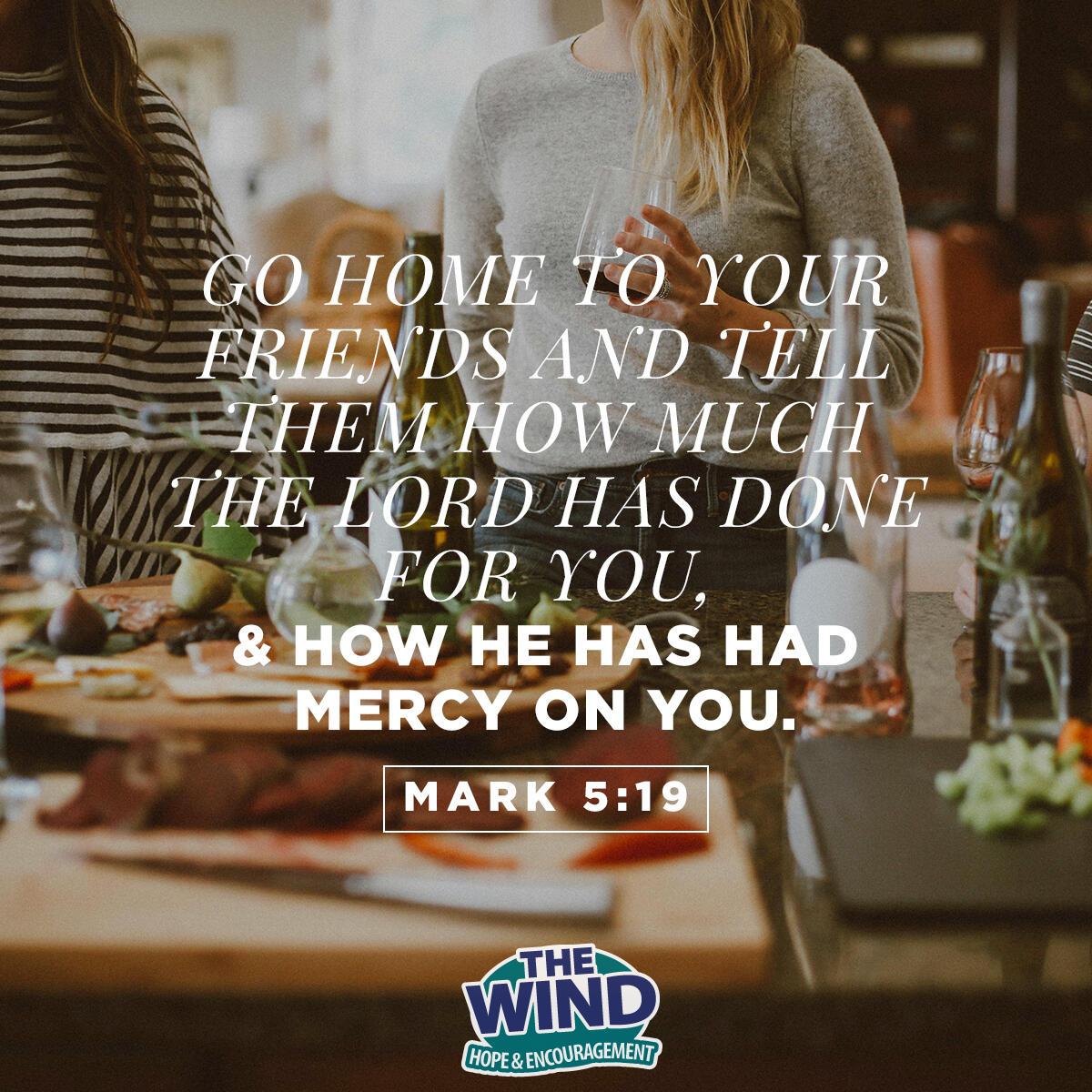 Mark 5:19